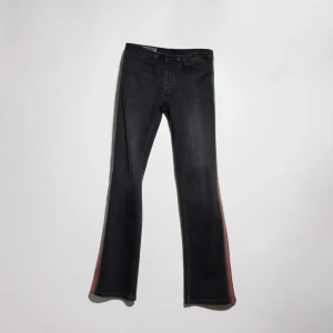 Cotton Denim Pants With Web