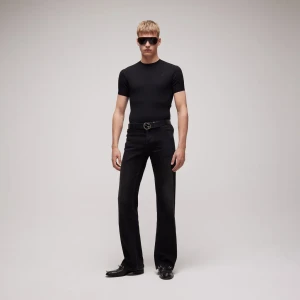 Stretch Cotton Denim Pants