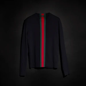 Knit Silk Cotton T-Shirt With Embroidery