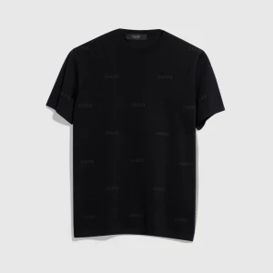 Wool Silk Gucci Jacquard T-Shirt