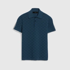 Technical Gg Jacquard Fabric Polo Shirt