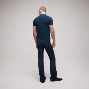 Technical Gg Jacquard Fabric Polo Shirt