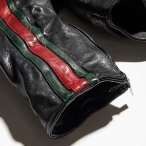 Buffalo Leather Biker Jacket With Web
