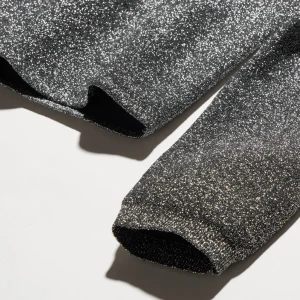 Lamé Stretch Fabric T-Shirt