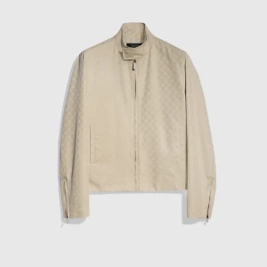 Gg Cotton Canvas Jacket