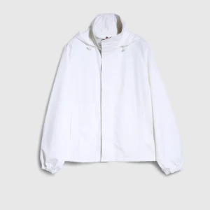Compact Cotton Canvas Zip Jacket
