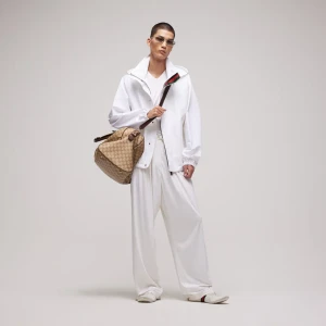 Compact Cotton Canvas Zip Jacket