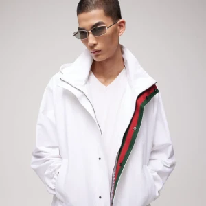 Compact Cotton Canvas Zip Jacket