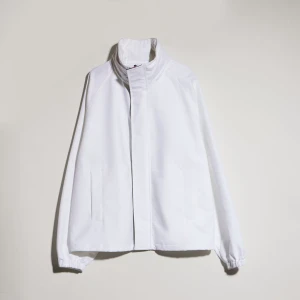 Compact Cotton Canvas Zip Jacket