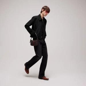 Cotton Acetate Faille Zip Jacket