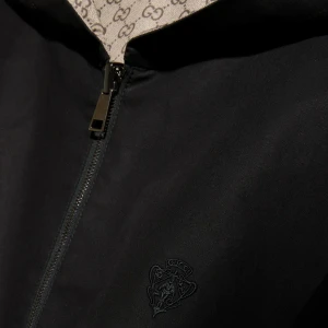 Reversible Cotton Canvas Zip Jacket