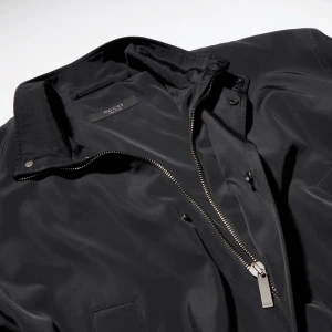 Light Cotton Acetate Faille Zip Jacket