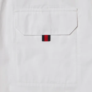 Cotton Poplin Trousers With Web