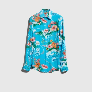 Piece Dyed Cotton Poplin Shirt