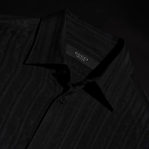 Striped Silk Gauze Shirt