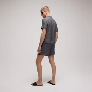 Gg Silk Jacquard Bowling Shirt