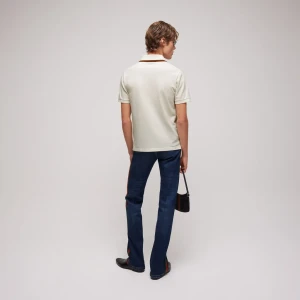 Cotton Jersey Piquet Polo Shirt