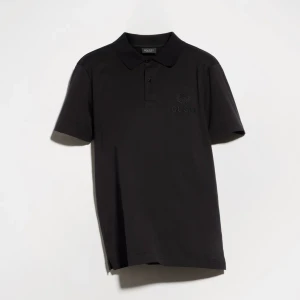 Cotton Jersey Polo Shirt With Embroidery