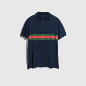 Cotton Jersey Polo Shirt With Web