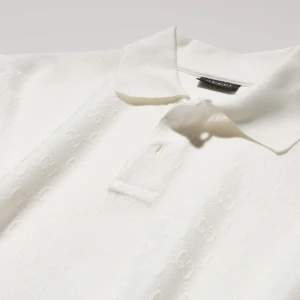 Gg Technical Jersey Jacquard Polo Shirt