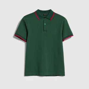 Cotton Piquet Polo Shirt With Embroidery