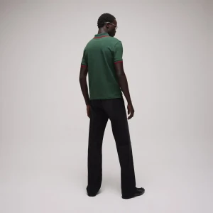 Cotton Piquet Polo Shirt With Embroidery