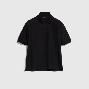 Gg Technical Jersey Jacquard Polo Shirt