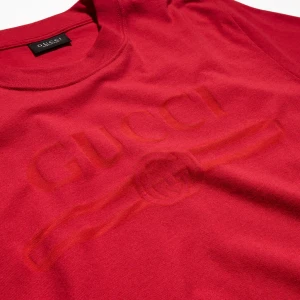 Cotton Jersey T-Shirt With Devoré Detail