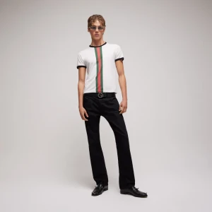 Cotton Jersey T-Shirt With Print