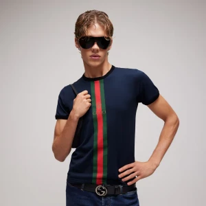 Cotton Jersey T-Shirt With Print