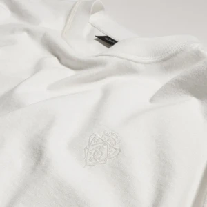 Cotton Silk Jersey T-Shirt With Embroidery