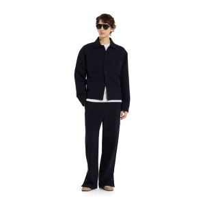 Cotton Jersey Leisure Trousers With Embroidery