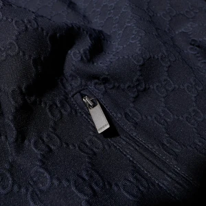 Gg Jersey Jacquard Zip Sweatshirt