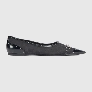 Point-Toe Studded Loafer