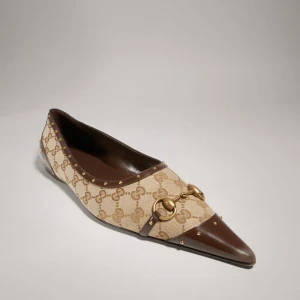 Point-Toe Studded Loafer