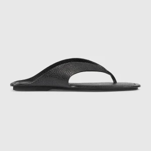 Thong Sandal With Interlocking G
