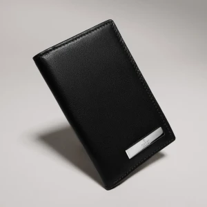 Card Case With Metal Tag