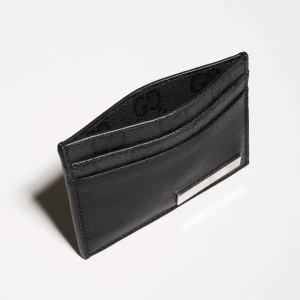 Card Case With Metal Tag