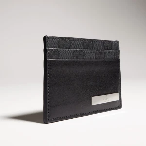 Card Case With Metal Tag