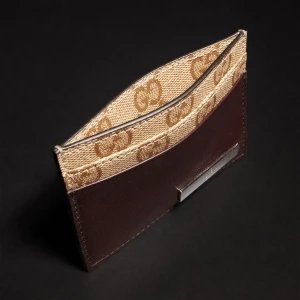 Card Case With Metal Tag
