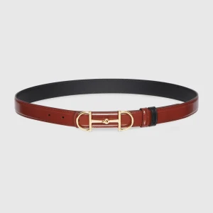 Reversible Belt With Horsebit Buckle