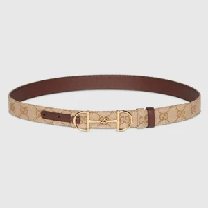 Reversible Belt With Horsebit Buckle