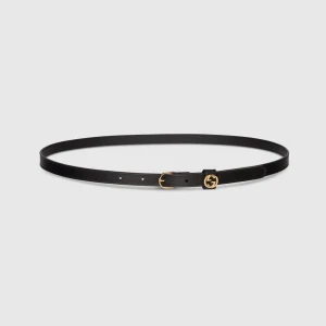 Thin Belt With Round Buckle