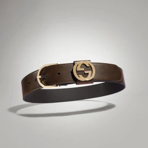 Wide Belt With Round Buckle