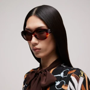 Geometric-Frame Sunglasses