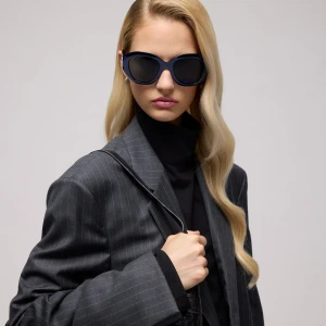 Geometric-Frame Sunglasses