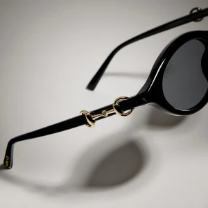 Oval-Frame Sunglasses