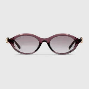 Oval-Frame Sunglasses