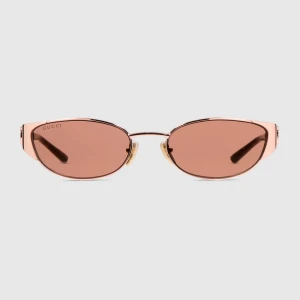 Oval-Frame Sunglasses