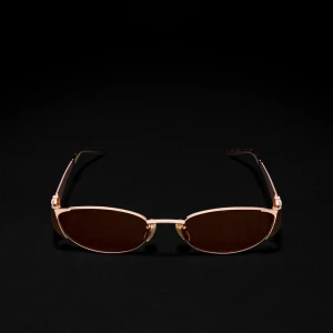 Oval-Frame Sunglasses